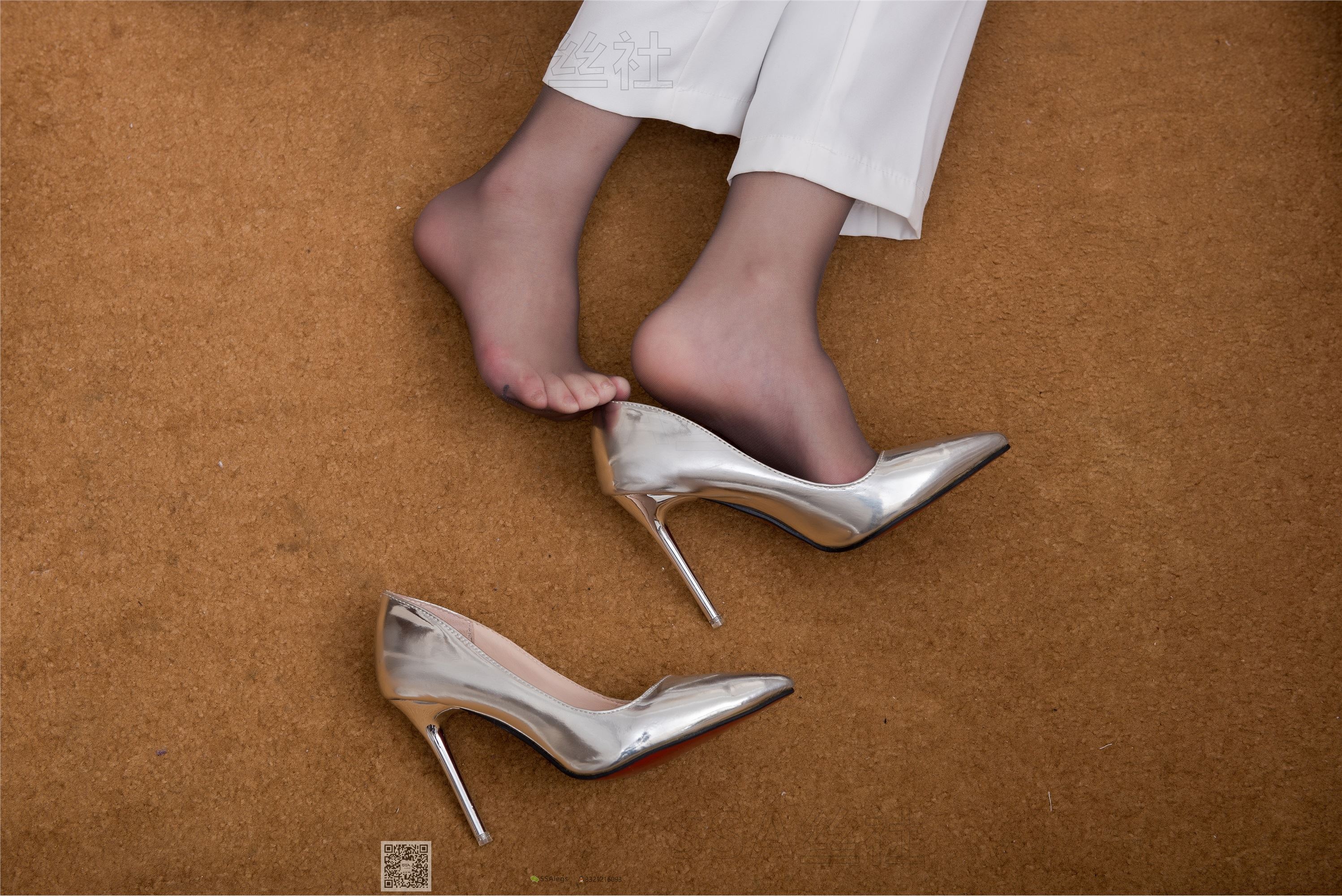 SSA丝社 超清写真 NO.065 大大 白西装裤里丝